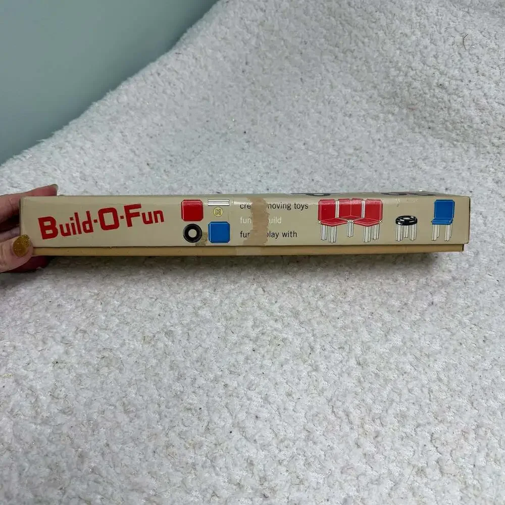 Vintage 1965 Tupperware Tupper Toys Build-O-Fun Set No. 101 Original Box